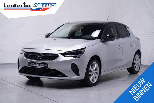 Opel Corsa - 1.2 Elegance Apple carplay Camera Navi Clima Leder/stof PDC v+a
