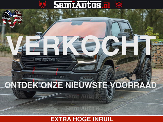 Dodge Ram 1500 - GT EDITION HULK TRX PACK | 5.7 HEMI V8 402PK | VIRTUAL COCKPIT | HEAD-UP | ADAPTIVE CRUISE | 360 CAMERA | VOLLE UITVOERING | Comfortabele Dubbele Cabine met Royale 5 Zitplaatsen |