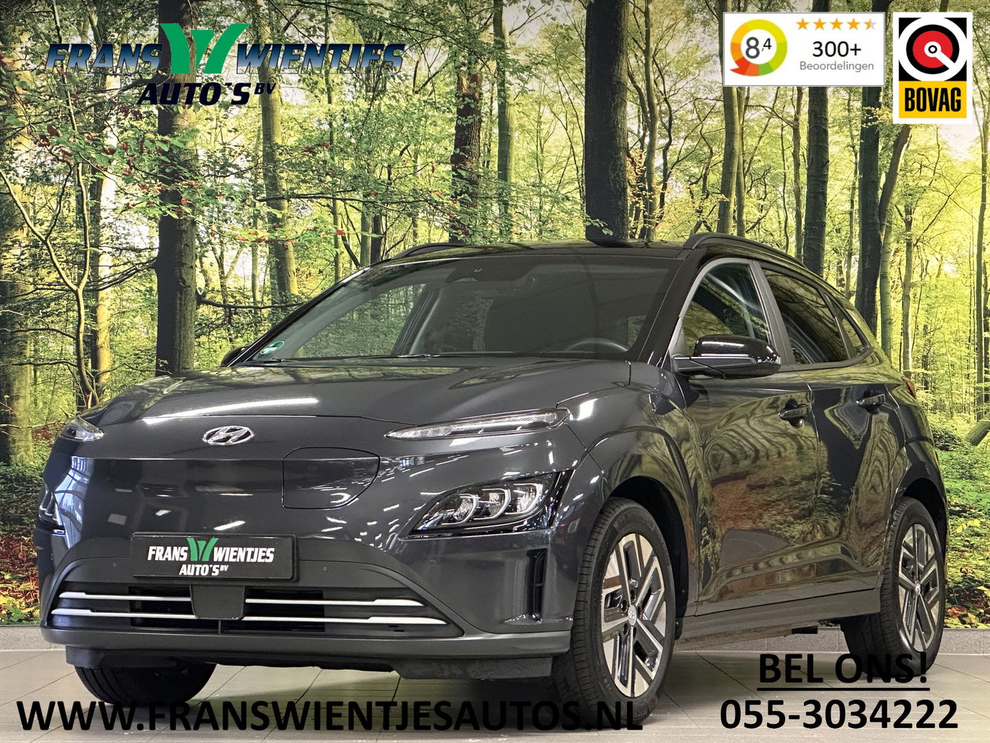 Hyundai KONA EV Comfort Smart 39 kWh | SOH 100% | Parkeersensoren | Cruise Control | Achteruitrijcamera | Apple Carplay | Android Auto | Stoel/Stuurverwarming | Keyless | DAB | Airconditioning