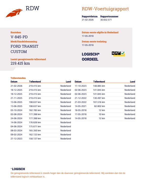 Ford Transit Custom 290 2.0 TDCI L2H1 Trend DC DUBBEL CABINE / AIRCO / CRUISE CONTROLE / CAMERA