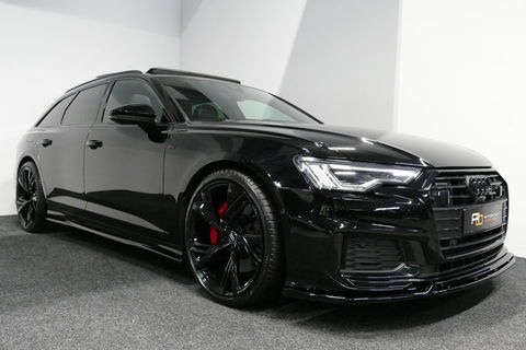 Audi A6 Avant 55 TFSI e quattro S edition Competition / S Line / RS6 Look Diffuser / Maxton Design Bodykit V.2 / Panoramadak / Matrix LED / Apple Carplay - Android Auto / Stoelverwarming / Ambienteverlichting / Stuurwiel verwarming / 21'' LMV / Trekhaak (wegklapb