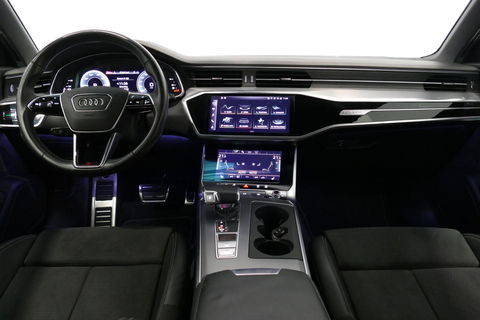 Audi A6 Avant 55 TFSI e quattro S edition Competition / S Line / RS6 Look Diffuser / Maxton Design Bodykit V.2 / Panoramadak / Matrix LED / Apple Carplay - Android Auto / Stoelverwarming / Ambienteverlichting / Stuurwiel verwarming / 21'' LMV / Trekhaak (wegklapb
