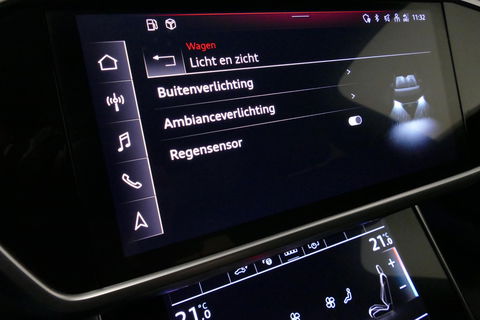 Audi A6 Avant 55 TFSI e quattro S edition Competition / S Line / RS6 Look Diffuser / Maxton Design Bodykit V.2 / Panoramadak / Matrix LED / Apple Carplay - Android Auto / Stoelverwarming / Ambienteverlichting / Stuurwiel verwarming / 21'' LMV / Trekhaak (wegklapb