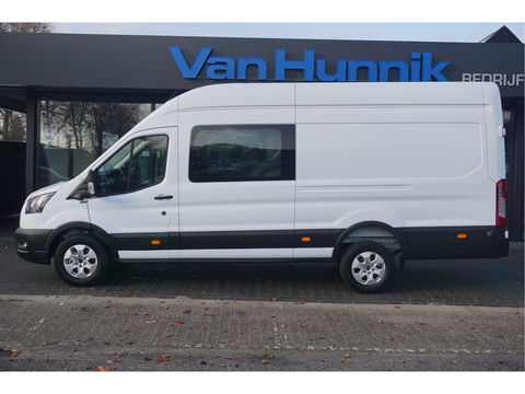 Ford Transit 350L 130PK L4H3 Dubbel Cabine BPM VRIJ!! Navi, ° Camera, Adap. Cruise, LM Velg!! NR. A242