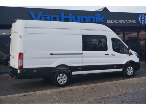 Ford Transit 350L 130PK L4H3 Dubbel Cabine BPM VRIJ!! Navi, ° Camera, Adap. Cruise, LM Velg!! NR. A242
