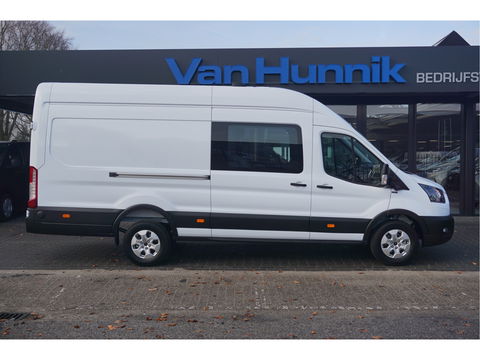 Ford Transit 350L 130PK L4H3 Dubbel Cabine BPM VRIJ!! Navi, ° Camera, Adap. Cruise, LM Velg!! NR. A242
