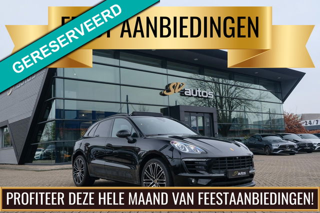 Porsche Macan - 2.0 T 252pk Panoramadak Luchtvering 18-weg Adaptieve Sportstoelen Trekhaak elektrisch 21" LMV