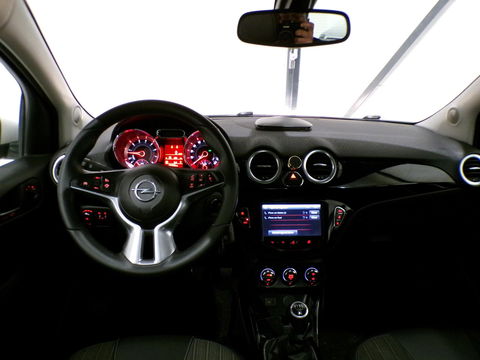 Opel ADAM 1.4 Glam "Origineel NL!" Panoramadak Bluetooth Cruise-control Leer Climatronic 17"Velgen Parkeersensoren