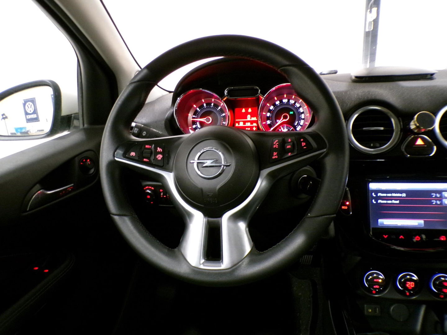 Opel ADAM 1.4 Glam "Origineel NL!" Panoramadak Bluetooth Cruise-control Leer Climatronic 17"Velgen Parkeersensoren
