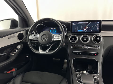 Mercedes-Benz GLC Coupé 300de 4MATIC Business Solution AMG (Plug-in) (INCL.BTW) *LEATHER-FABRIC | FULL-LED | CAMERA | HEATED-SPORTSEATS | NAVI-FULLMAP | PRIVACYGLASS | SHIFTPADDLES | DAB+ | ECC | PDC | CRUISE | 19''ALU*