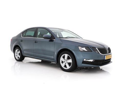 Škoda Octavia 1.6 TDI Greentech Ambition Business *LEATHER-FABRIC | NAVI-FULLMAP | HEATED-COMFORTSEATS | ECC | TOWBAR | PRIVACY-GLASS | PARKPILOT | CRUISE | 16''ALU *
