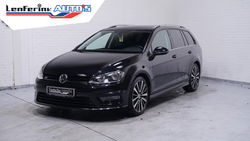 Volkswagen Golf - Variant 1.6 TDI Highline R-Design sportstoelen lederen bekleding NAP DAB-ontvangst cruise controle camera navigatie stoelverwarming PDC v+a schakelflippers aan het stuur climate controle 19"-inch lichtmetalen velgen