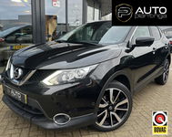 Nissan QASHQAI - 1.2 Luxe | AUTOMAAT | BOMVOL | Leer | Elektrische Stoel | 360 Camera | Dodehoekdetectie | Pano | Keyless | Stoelverwarming | Navi |