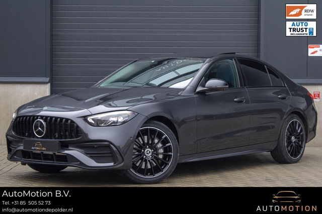 Mercedes-Benz C-Klasse - 300 e AMG Line PANO 360 CAMERA ADAPTIEF SFEER