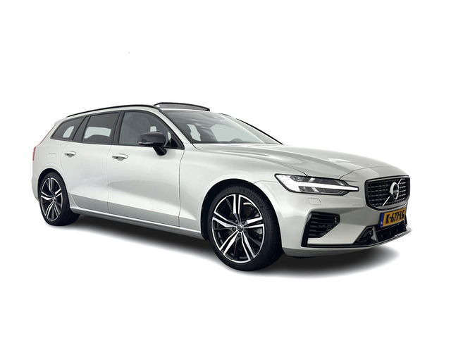 Volvo V60 - 2.0 T6 Recharge AWD R-Design (Plug-in) (INCL-BTW) Aut. *PANO | LEATHER-MICROFIBRE | FULL-LED | MEMORY-PACK | HARMAN/KARDON | DIGI-COCKPIT | HEATED-SPORTSEATS | KEYLESS | DAB+ | NAVI-FULLMAP | PDC | CRUISE | HEAD-UP | TOWBAR | 19''