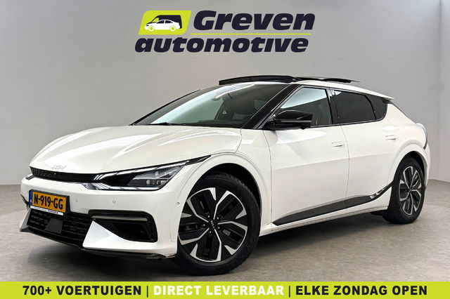 Kia EV6 - GT-Line 77 kWh Snelladen | SOH 96% | Meridian | Pano | Virtual | 360° | HUD | Stoel/Stuur verw. | Memory | Sfeer | Trekhaak | Carplay