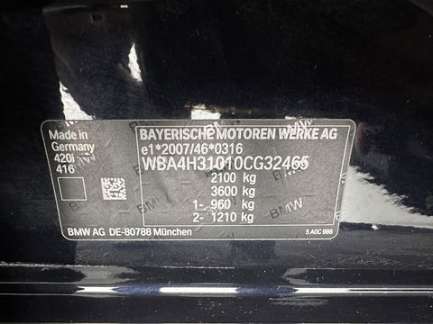 BMW 4 Serie Gran Coupé 420i M-Sportpack High Executive Edition (INCL-BTW) Aut. *LEATHER | FULL-LED | DIGI-COCKPIT | HIFI-SOUND | HEATED-SPORTSEATS | DAB+ | CAMERA | SHIFTPADDLES | PRIVACYGLASS | HEAD-UP | TOWBAR | KEYLESS | CARBON-INLAY | 19''ALU*