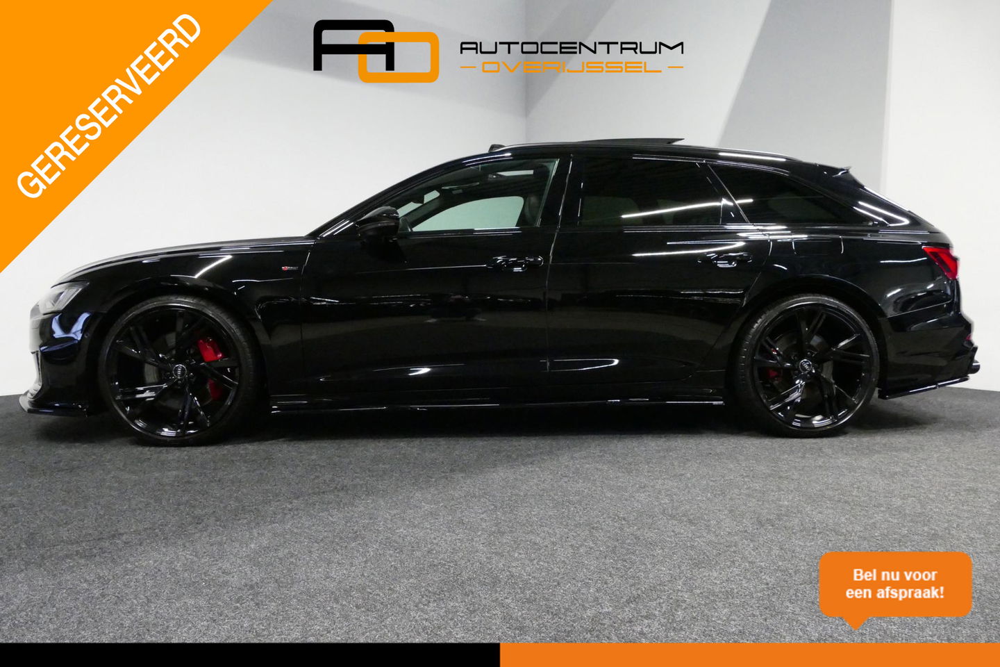 Audi A6 Avant 55 TFSI e quattro S edition Competition / S Line / RS6 Look Diffuser / Maxton Design Bodykit V.2 / Panoramadak / Matrix LED / Apple Carplay - Android Auto / Stoelverwarming / Ambienteverlichting / Stuurwiel verwarming / 21'' LMV / Trekhaak (wegklapb