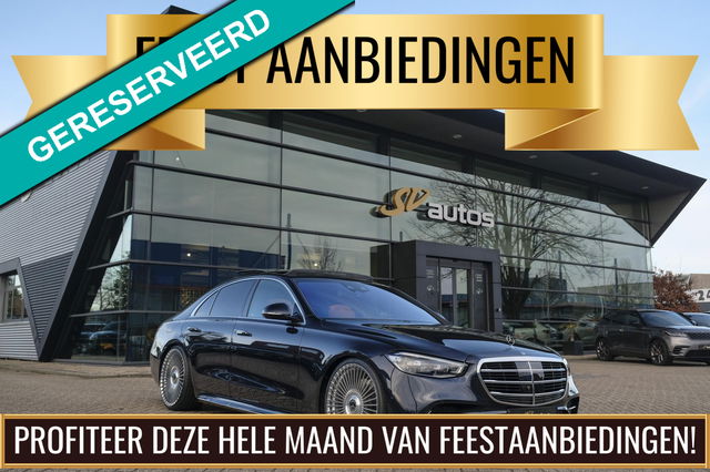 Mercedes-Benz S-Klasse - S450e AMG 408pk Panoramadak 4-wielsturing Burmester3d Luchtvering 4x Stoelkoeling Nappa leder 1e Eigenaar!