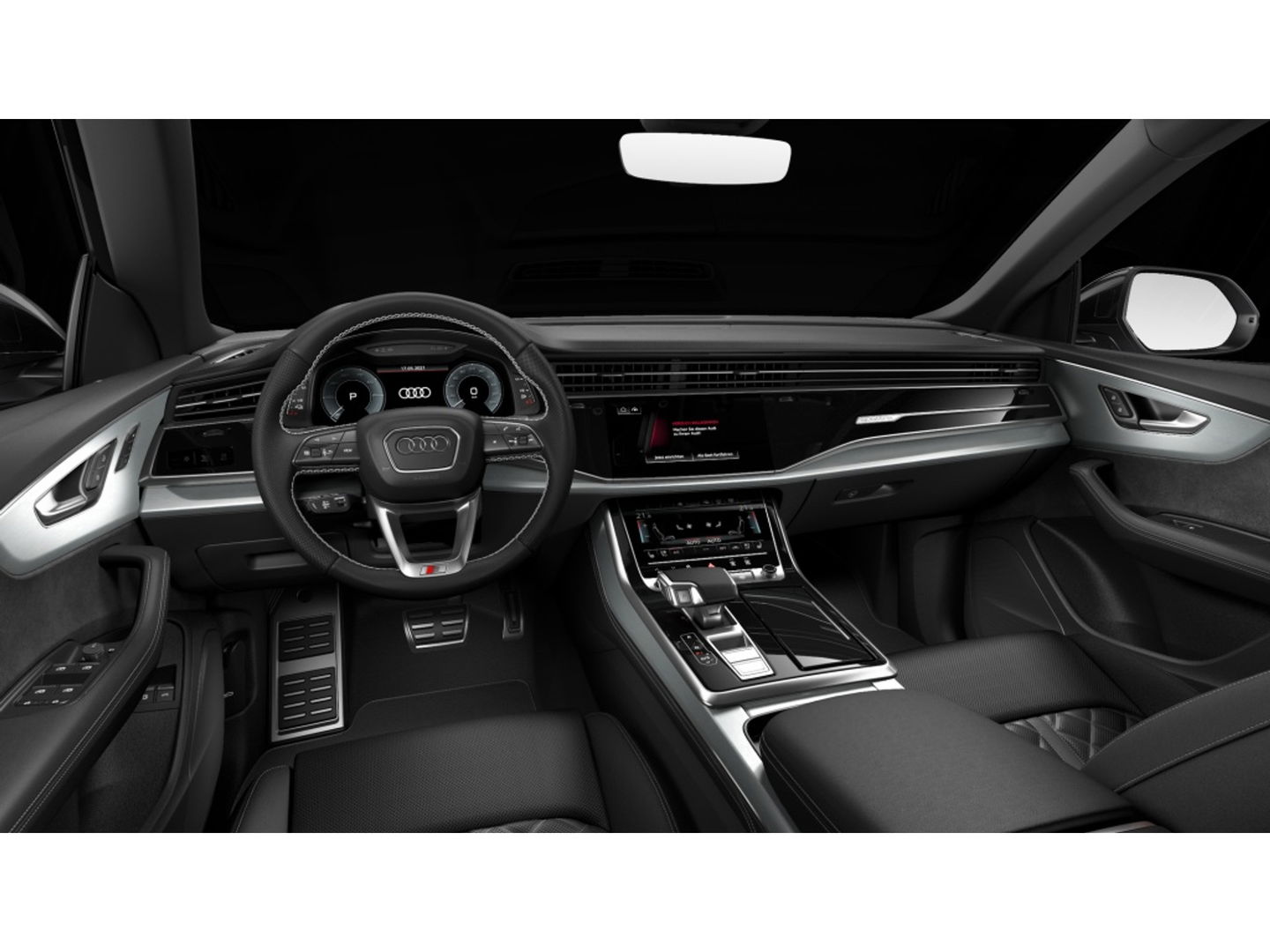 Audi Q8 60 TFSIe 462PK Quattro / Audi Exclusive / Nardo grey / 360° / 20