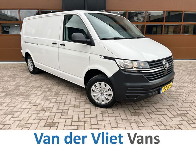 Volkswagen Transporter - T6.1 2.0 TDI 110pk E6 L2 3-Zits Lease €382p/m, Airco, Carplay, PDC, Volledig onderhoudshistorie aanwezig