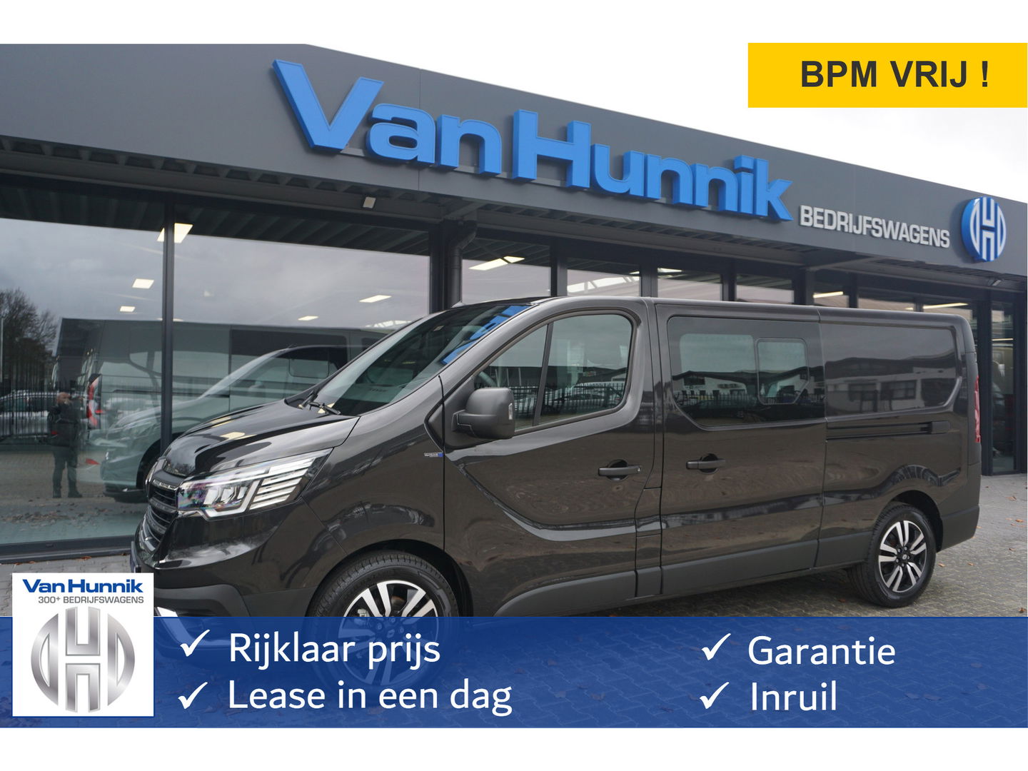 Renault Trafic 170PK L2H1 DC EDC AUT BPM VRIJ!! Navi,  Climate, Cruise, LED, 17" LM!! NR. 609