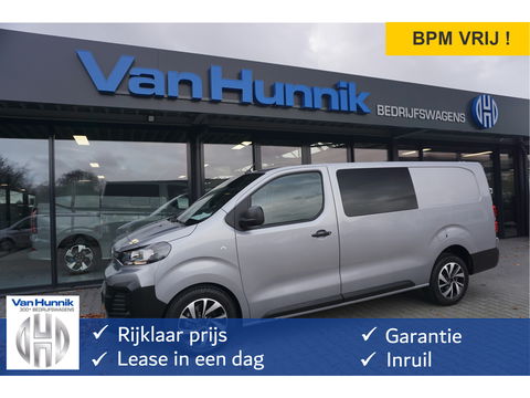 Citroën Jumpy 2.0D 180PK EAT8 Aut L3H1 Dubbel Cabine BPM VRIJ!! Apple CP / Android A, Camera, Airco, 17" LM Velgen!! Nr. B01*