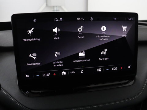 Škoda Enyaq iV 80 Sportline | SOH 91% | Panoramdak | Head-Up | Trekhaak | Adaptive cruise | 360 Camera | Stoelverwarming | Matrix LED | Memory | Carplay | Navigatie | Alcantara