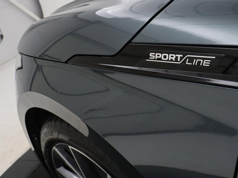 Škoda Enyaq iV 80 Sportline | SOH 91% | Panoramdak | Head-Up | Trekhaak | Adaptive cruise | 360 Camera | Stoelverwarming | Matrix LED | Memory | Carplay | Navigatie | Alcantara