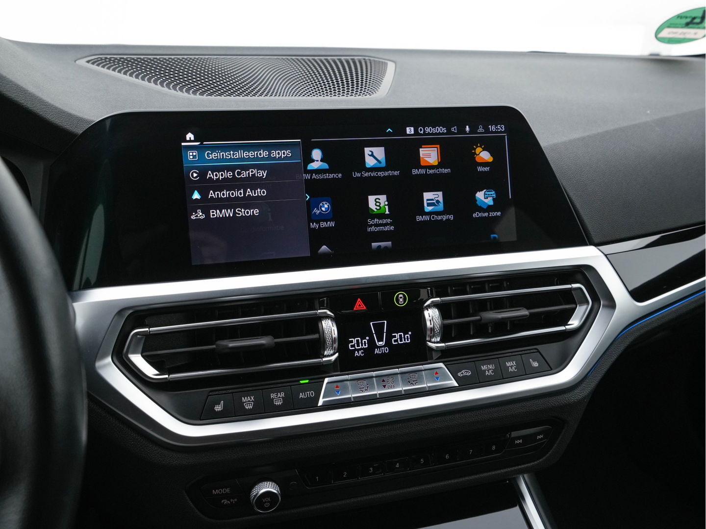 BMW 3 Serie Touring 320e Business Edition Plus [Plug-In] (INCL-BTW) Aut. *LEATHER | FULL-LED | HEATED-SPORTSEATS | DIGI-COCKPIT | HIFI-SOUND | NAVI-FULLMAP | PRIVACYGLASS | PDC | AMBIENTLIGHT | DAB | KEYLESS | TOWBAR | 17"ALU* *