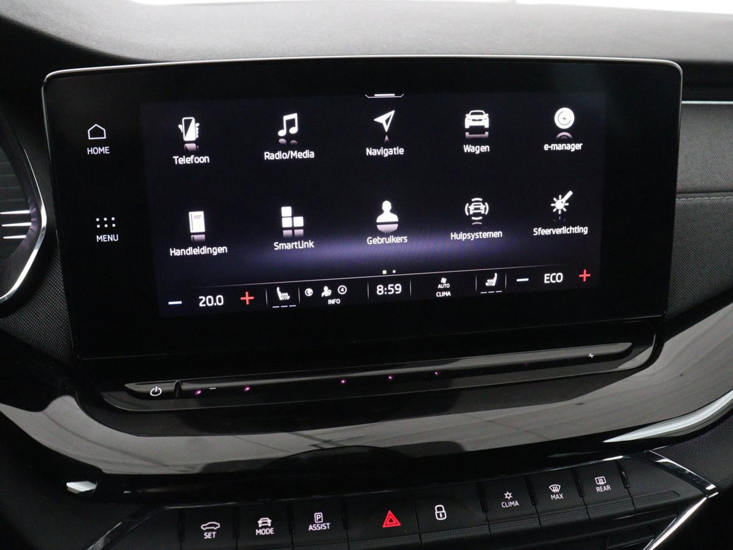 Škoda Octavia 1.4 TSI iV PHEV Sportline | SOH 92% | Head-Up | Adaptive Cruise | Carplay | Stoelverwarming | Side Assist | Memory | Navigatie | Full LED | Sfeerverlichting | Canton Sound | PHEV | Plug In