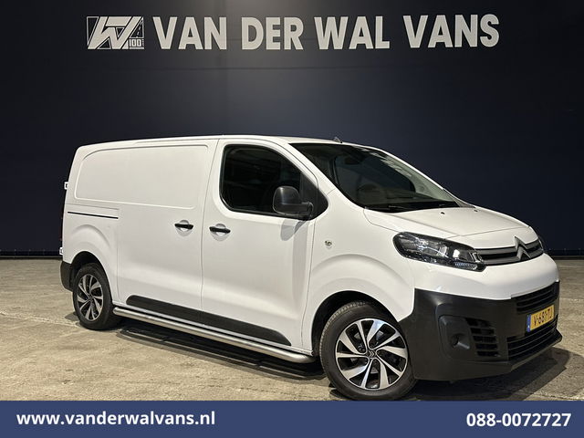 Citroën Jumpy - 2.0 BlueHDI 123pk L2H1 Euro6 Airco | 2500kg Trekhaak | LM velgen | Sidebars | Parkeersensoren | Cruisecontrol Bijrijdersbank