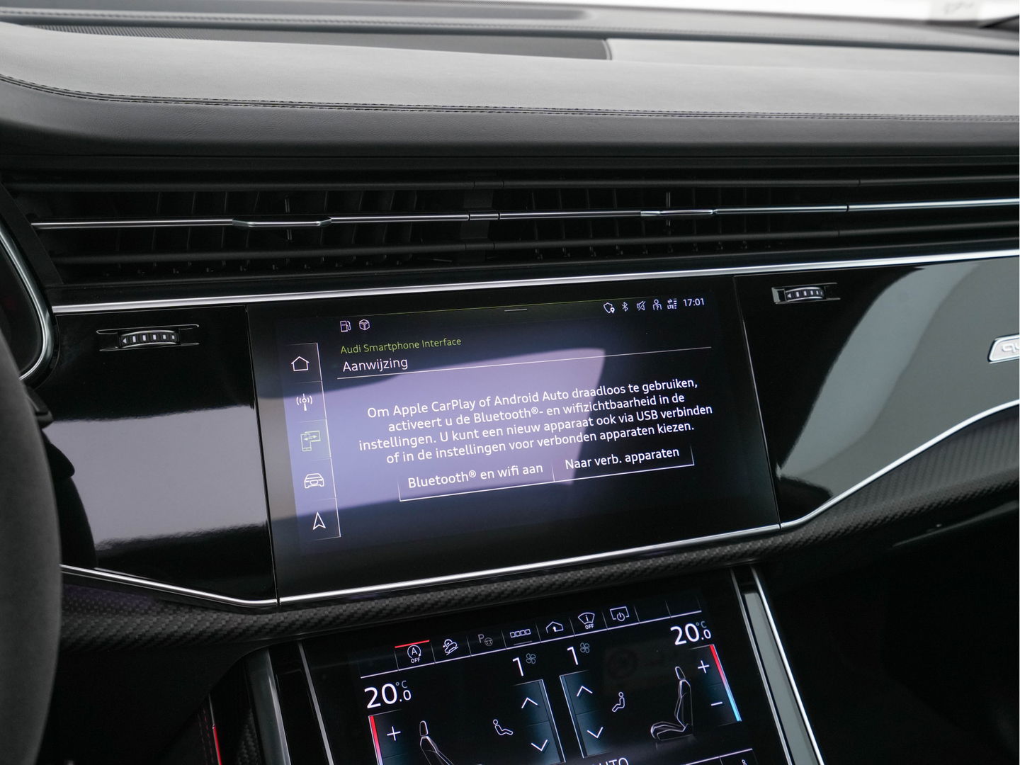 Audi RS Q8 4.0 TFSI Quattro * PANO | MILLTEK-EXHAUST | CERAMIC-BRAKES | CARBON-PACK | LEATHER | MEMORY-PACK | 4-WHEEL-STEERING | AIRSUSPENSION | BANG&OLUFSEN | ADAPTIVE-CRUISE | BLINDSPOT | TOPVIEW | SOFTCLOSE |  ....