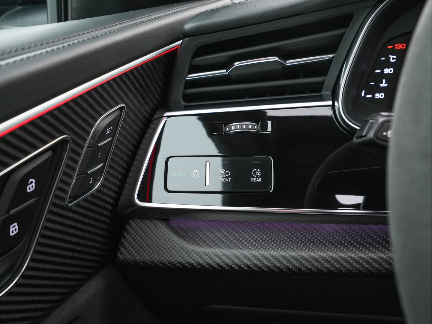 Audi RS Q8 4.0 TFSI Quattro * PANO | MILLTEK-EXHAUST | CERAMIC-BRAKES | CARBON-PACK | LEATHER | MEMORY-PACK | 4-WHEEL-STEERING | AIRSUSPENSION | BANG&OLUFSEN | ADAPTIVE-CRUISE | BLINDSPOT | TOPVIEW | SOFTCLOSE |  ....