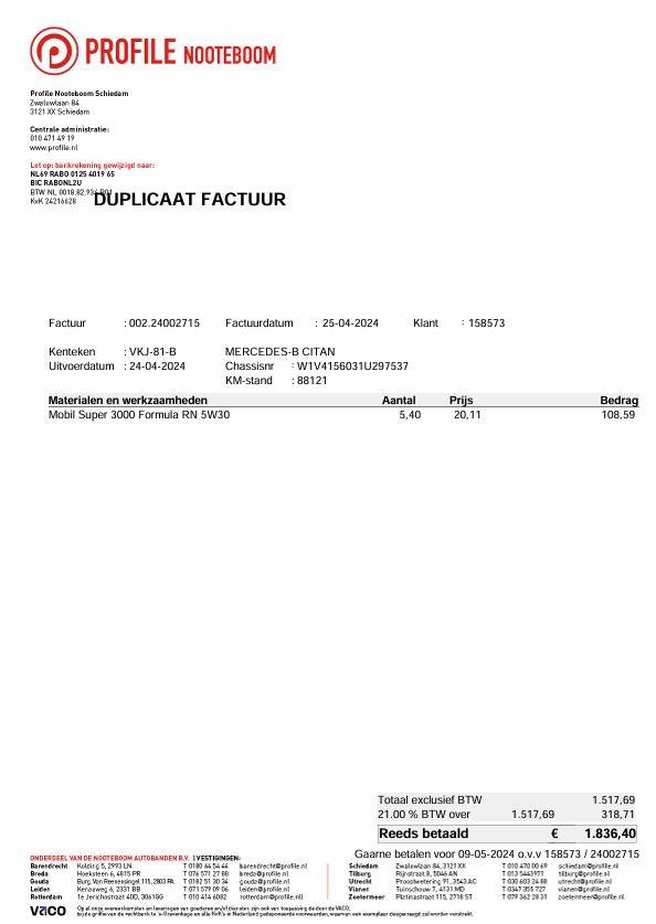 Mercedes-Benz Citan 108 CDI AIRCO / CRUISE CONTROLE / EURO 6 / N.A.P