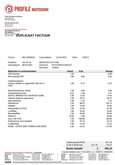 Mercedes-Benz Citan 108 CDI AIRCO / CRUISE CONTROLE / EURO 6 / N.A.P