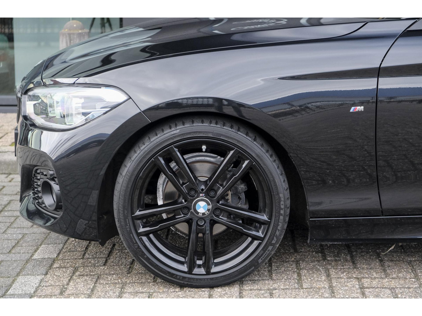 BMW 1-serie 118i M-sport 136pk Schuifdak M140i look Sportinterieur leder NLauto DAB Clima Cruise 18" LMV