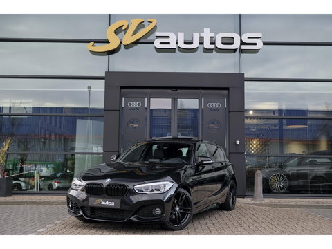 BMW 1-serie 118i M-sport 136pk Schuifdak M140i look Sportinterieur leder NLauto DAB Clima Cruise 18" LMV