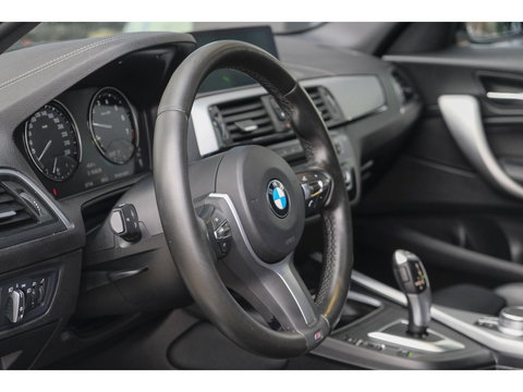 BMW 1-serie 118i M-sport 136pk Schuifdak M140i look Sportinterieur leder NLauto DAB Clima Cruise 18" LMV