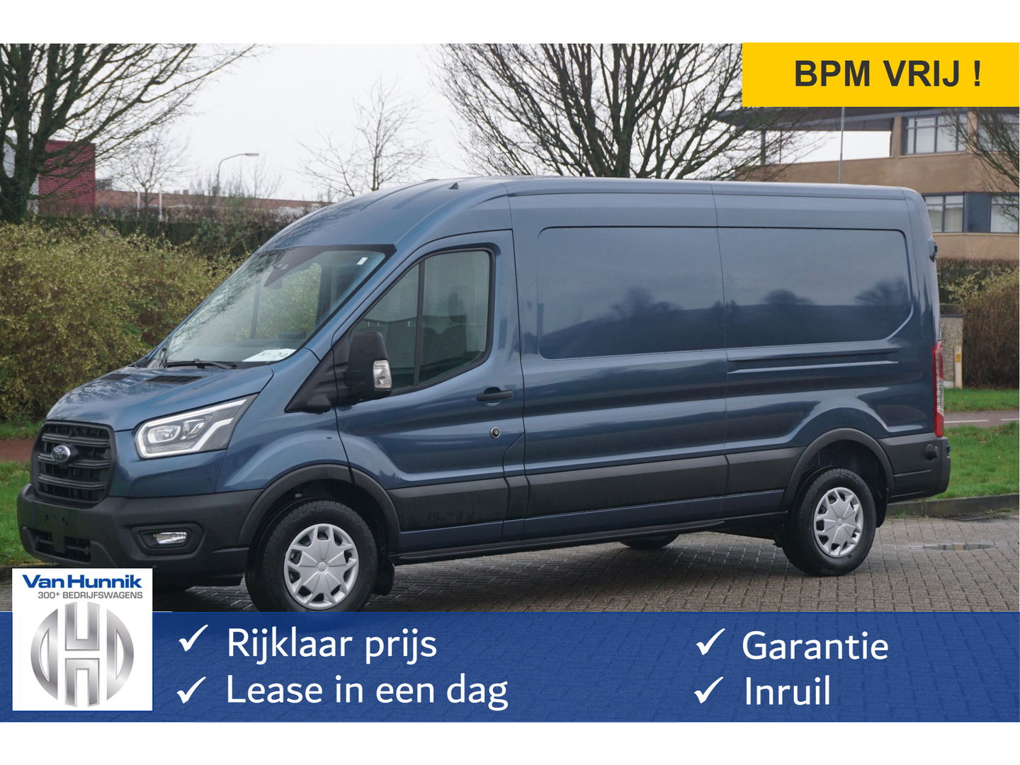 Ford Transit 350L 170PK L3H2 AUT BPM VRIJ!! 12" Sync4 Scherm Apple CP/Android A, 360 Camera, Xenon!! NR. 242