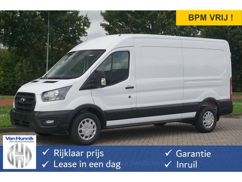 Ford Transit 350L 130PK L3H2 Trend AUT BPM VRIJ!! Clima, 12" Sync 4 Navi, 270º deur, Trekhaak!! NR. 165