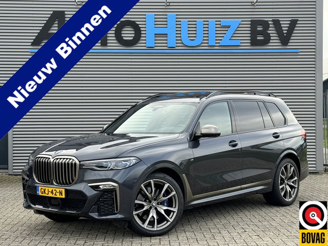 BMW X7 - M50i High Executive M Sport Executive Drive Pro 7-Zits Skylounge Laser Licht 22 Inch Stoelventilatie stuurverwarming Harman-Kardon Carplay Rear Seat Entertainment Night Vision Standkachel