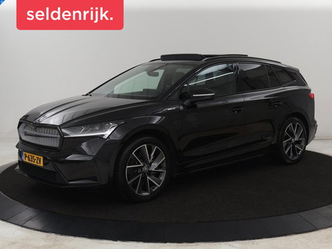 Škoda Enyaq iV 80 Sportline | SOH 94% | Panoramadak | Stoelverwarming | Memory | Adaptive cruise | Leder/Alcantara | Camera | Carplay | Keyless | DAB | Navigatie | Matrix LED