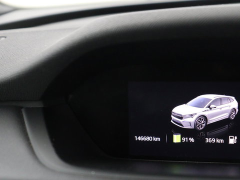 Škoda Enyaq iV 80 Sportline | SOH 94% | Panoramadak | Stoelverwarming | Memory | Adaptive cruise | Leder/Alcantara | Camera | Carplay | Keyless | DAB | Navigatie | Matrix LED