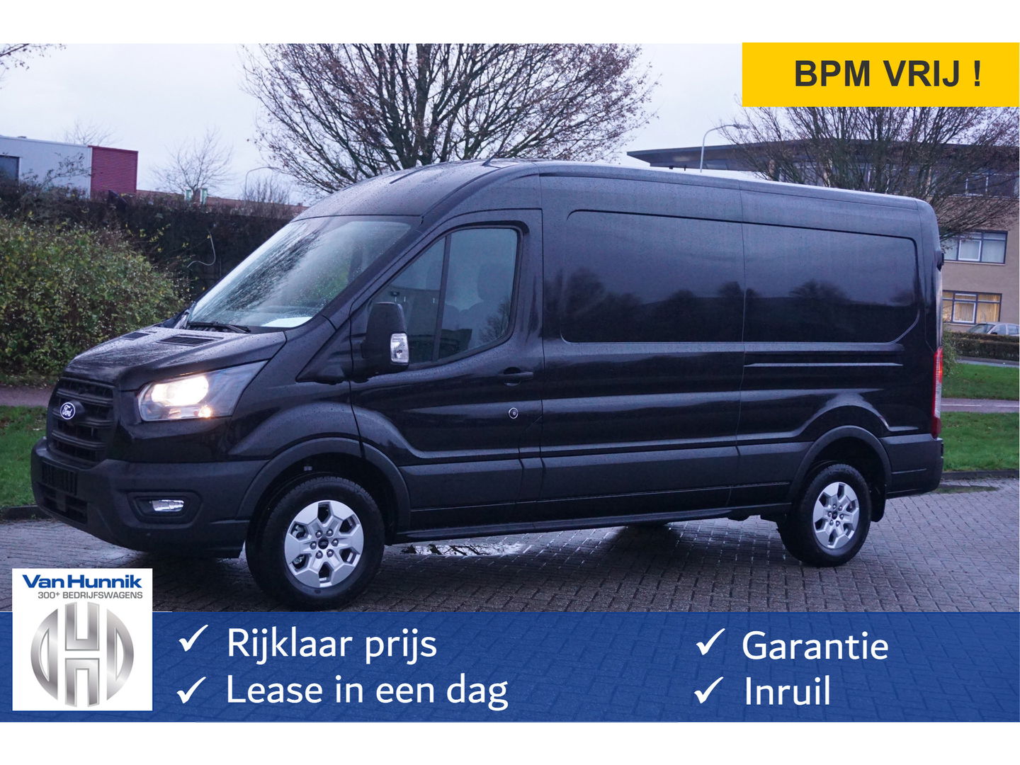 Ford Transit 350L L3H2 Trend AUT-10 RWD 165PK BPM VRIJ 3.5T Trekhaak, Navi, Adap. Cruise, 360° Cam!! NR. A258