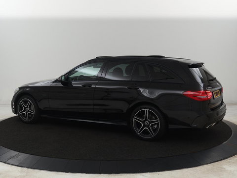 Mercedes-Benz C-Klasse 300e AMG Limited | SOH 91% | Panoramadak | 360 Camera | Stoelverwarming | Trekhaak | Carplay | Leder/Alcantara | Sfeerverlichting | Navigatie | Cruise control | Park Assist |