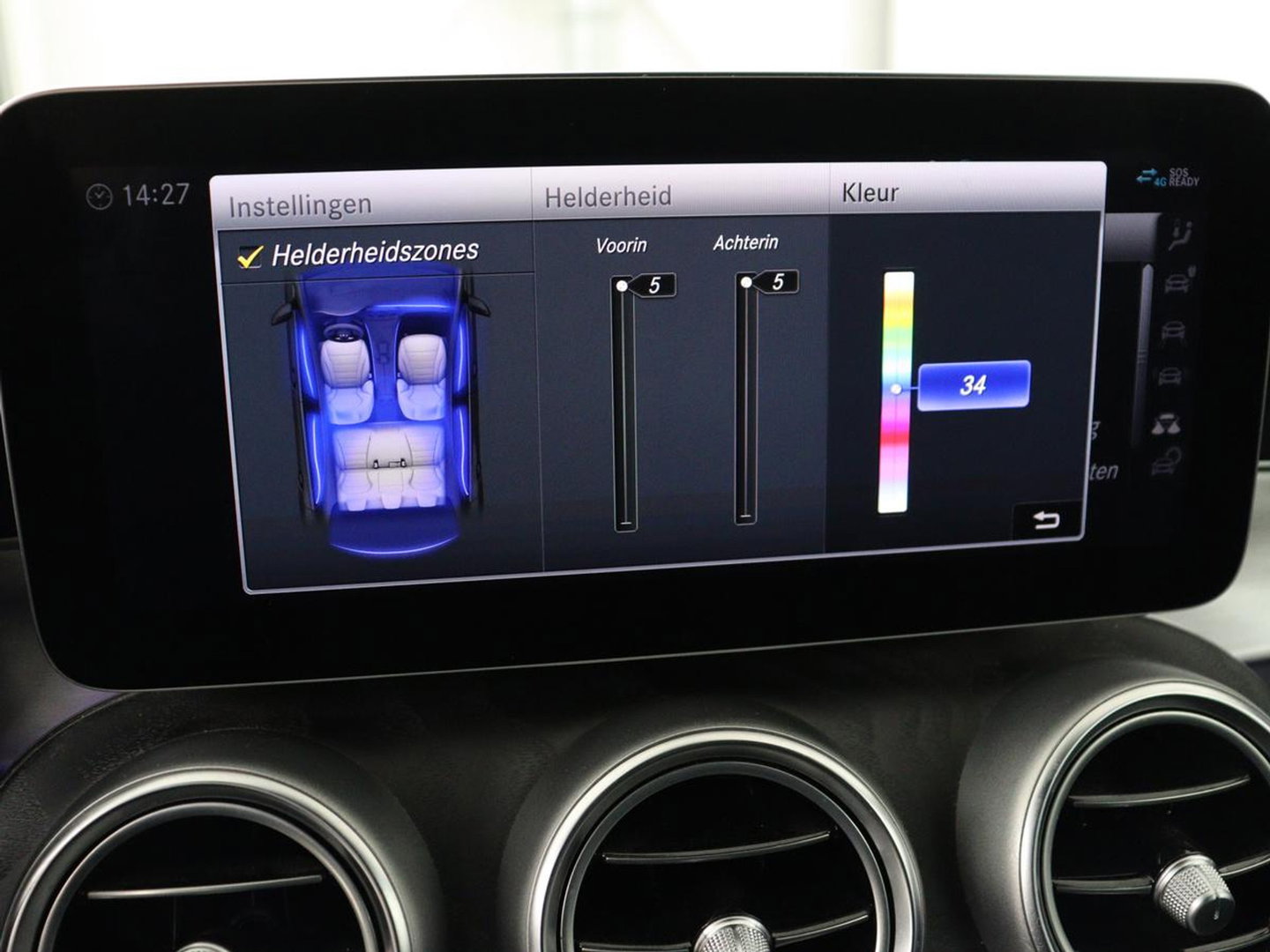 Mercedes-Benz C-Klasse 300e AMG Limited | SOH 91% | Panoramadak | 360 Camera | Stoelverwarming | Trekhaak | Carplay | Leder/Alcantara | Sfeerverlichting | Navigatie | Cruise control | Park Assist |