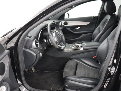 Mercedes-Benz C-Klasse 300e AMG Limited | SOH 91% | Panoramadak | 360 Camera | Stoelverwarming | Trekhaak | Carplay | Leder/Alcantara | Sfeerverlichting | Navigatie | Cruise control | Park Assist |