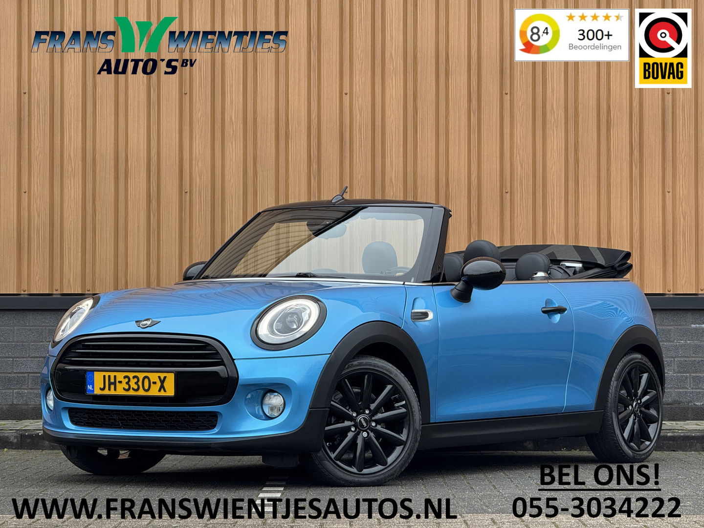 MINI Cabrio 1.5 Cooper Chili Serious Business | Navigatie | Head-Up Display | Leder | LED | Isofix | Parkeersensoren | Rijmodus Regeling | Cruise Control |