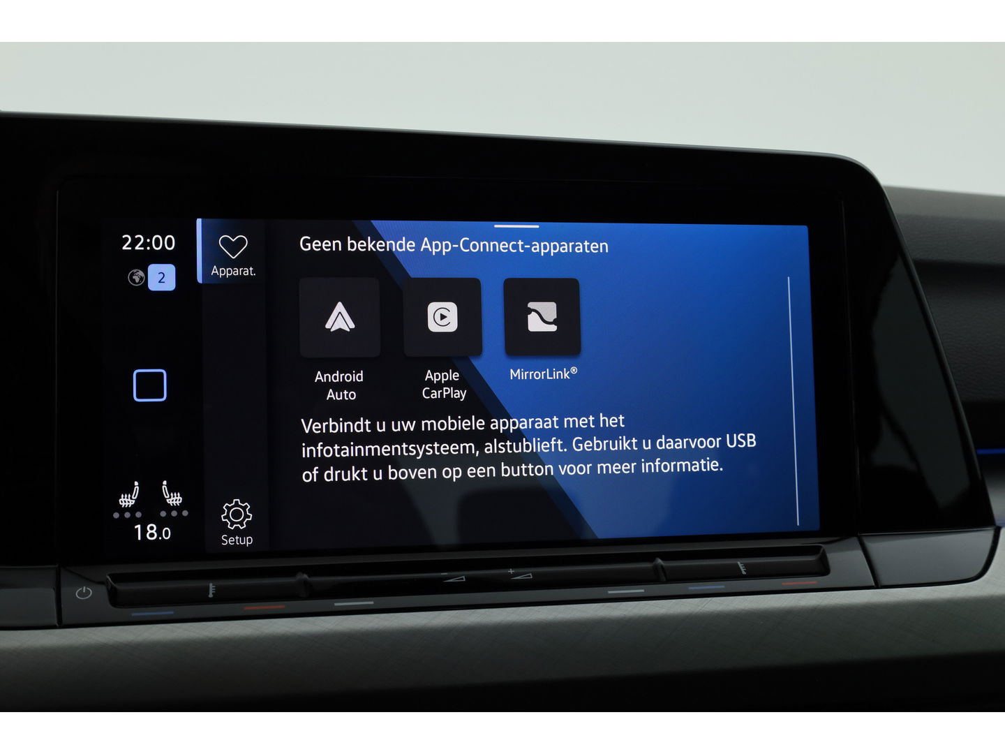 Volkswagen Golf 1.5 eTSI DSG | Navi | Adapt. Cruise | Stoelverw. | PDC | Apple CarPlay | 18'' | Clima |
